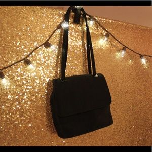 Black Satiny Shiny Purse